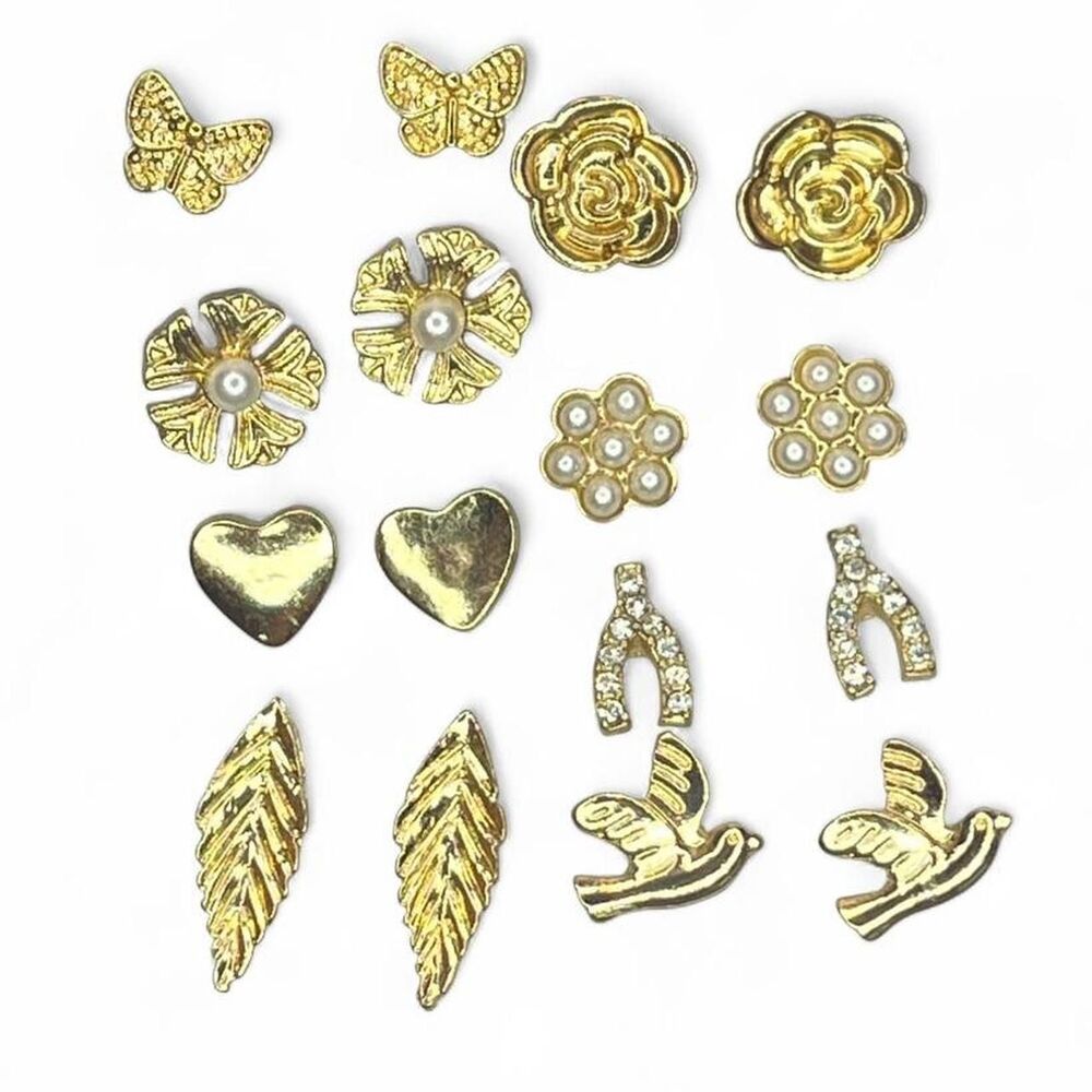 Cute Nature Earrings, 8 Pairs